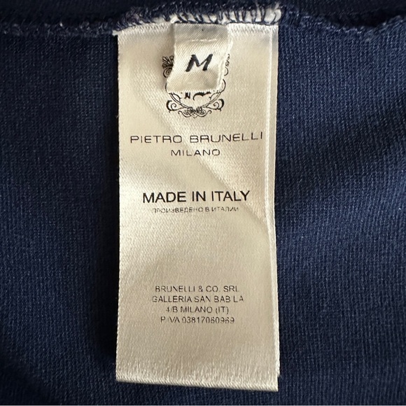 Pietro Brunelli Dress Salisburgo Womens Medium Cobalt Blue Maternity Rose - Picture 5 of 11